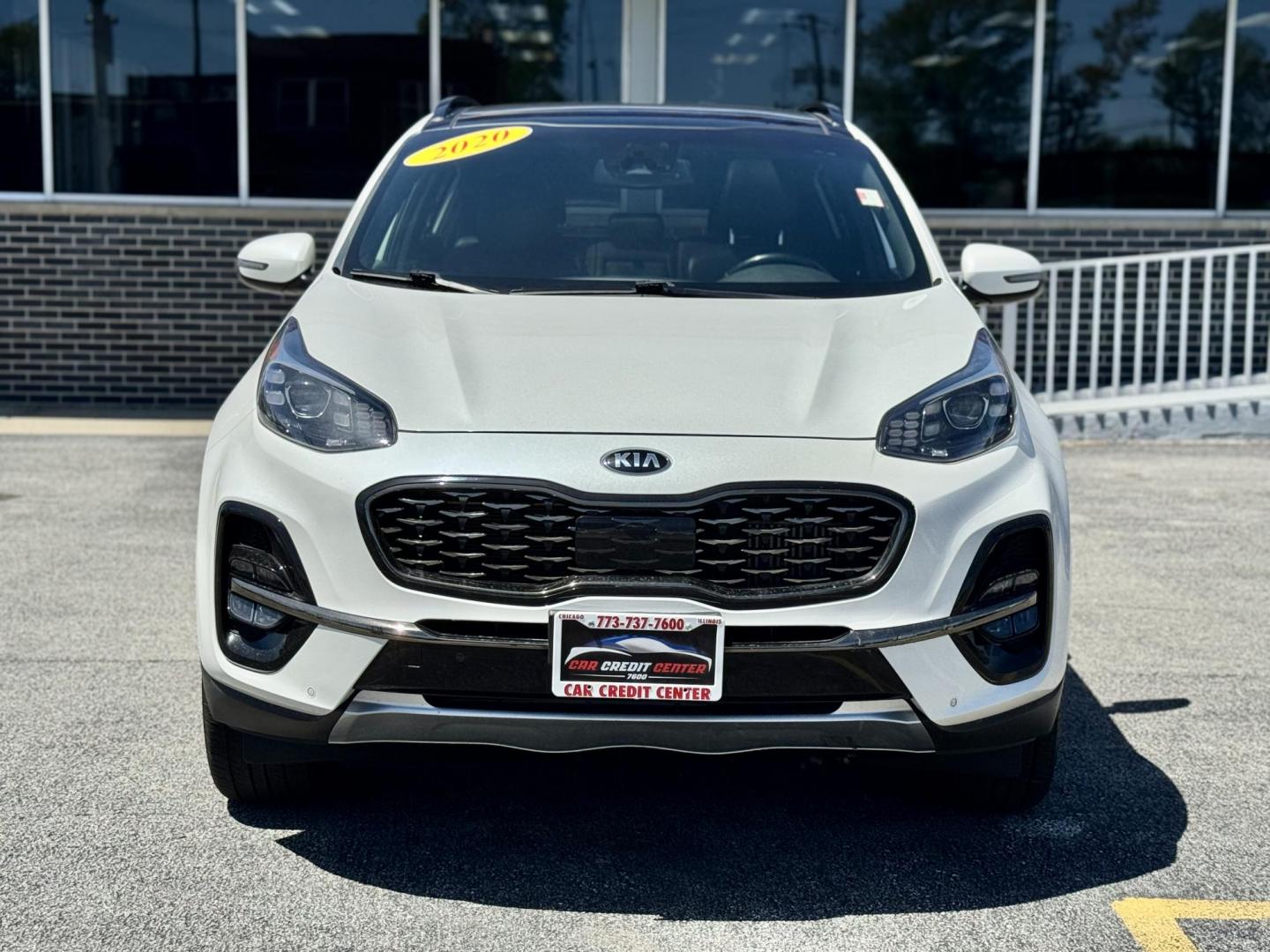 2020 WHITE Kia Sportage SX AWD (KNDPRCA61L7) with an 2.0L L4 DOHC 16V engine, 6A transmission, located at 7600 S Western Ave., Chicago, IL, 60620, (773) 918-3980, 0.000000, 0.000000 - Photo#1