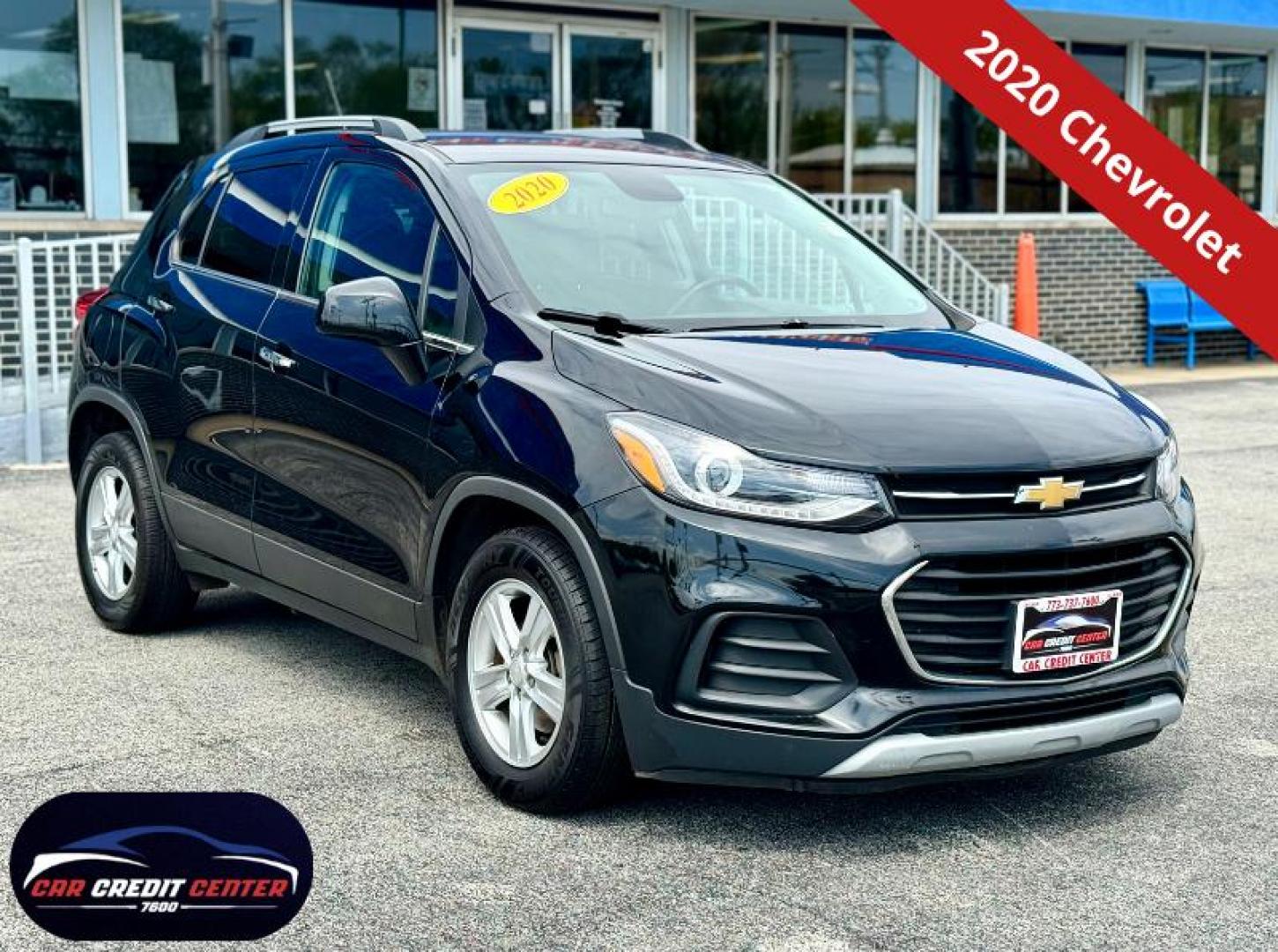 2020 BLACK Chevrolet Trax LT FWD (3GNCJLSBXLL) with an 1.4L L4 DOHC 16V engine, 6A transmission, located at 7600 S Western Ave., Chicago, IL, 60620, (773) 918-3980, 0.000000, 0.000000 - Photo#0