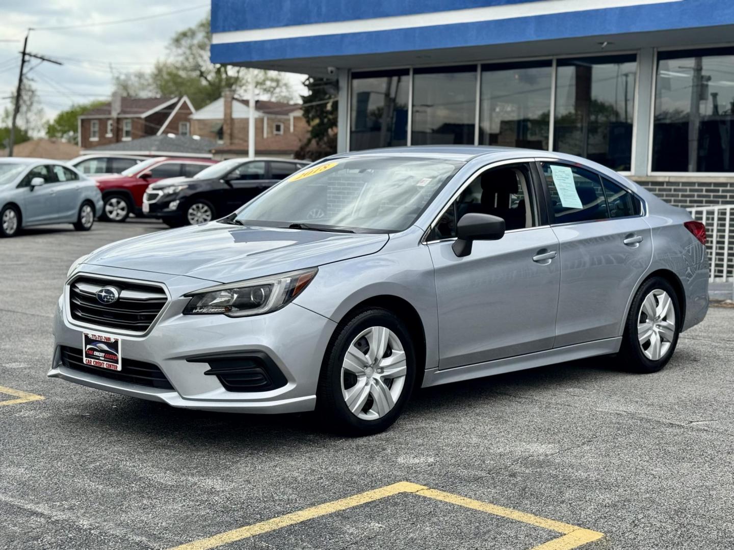 2018 SILVER Subaru Legacy 2.5i (4S3BNAA6XJ3) with an 2.5L H4 SOHC 16V engine, CVT transmission, located at 7600 S Western Ave., Chicago, IL, 60620, (773) 918-3980, 0.000000, 0.000000 - Photo#2