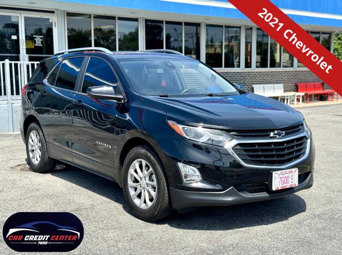 2021 BLACK Chevrolet Equinox LT 2WD (3GNAXKEV4ML) with an 1.5L L4 DOHC 16V TURBO engine, 6A transmission, located at 7600 S Western Ave., Chicago, IL, 60620, (773) 918-3980, 0.000000, 0.000000 - Photo#0