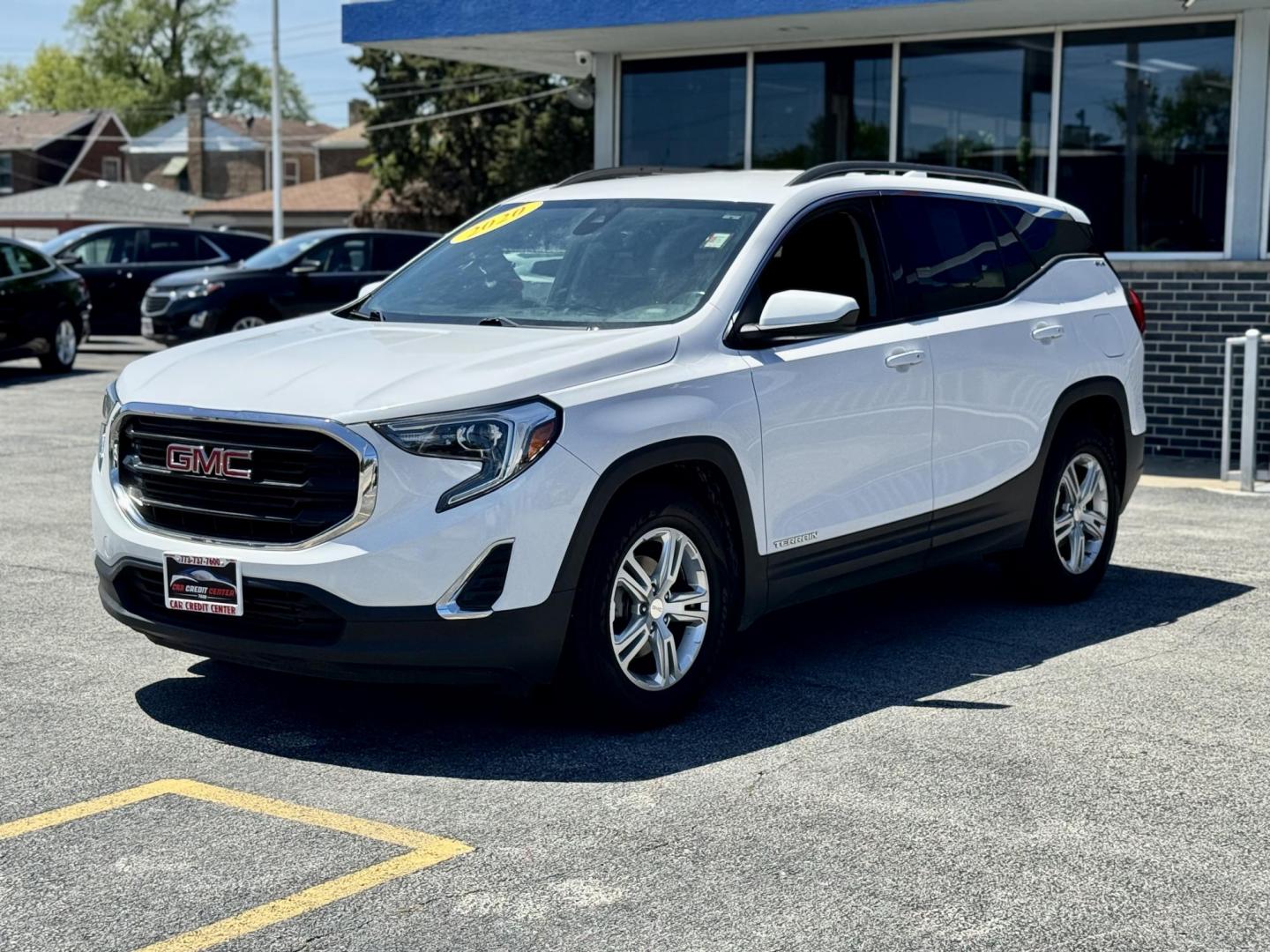 2020 WHITE GMC Terrain SLE (3GKALMEV5LL) with an 1.4L L4 DOHC 16V TURBO engine, 6A transmission, located at 7600 S Western Ave., Chicago, IL, 60620, (773) 918-3980, 0.000000, 0.000000 - Photo#2