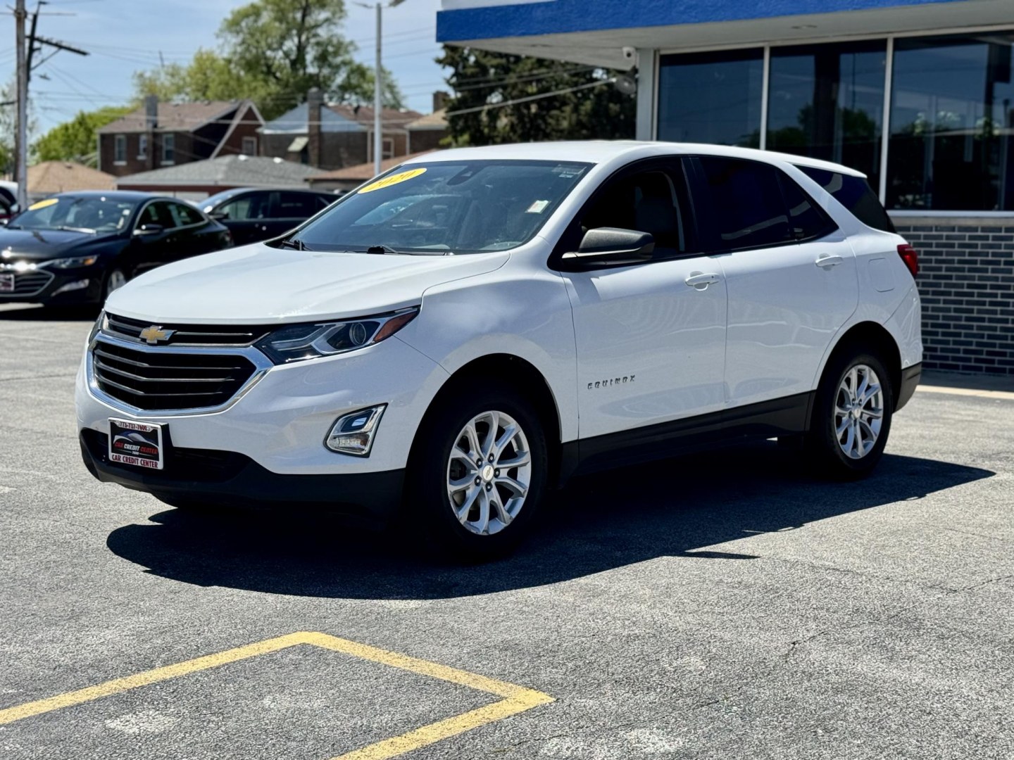 2020 WHITE Chevrolet Equinox LS 1.5 AWD (3GNAXSEV5LS) with an 1.5L L4 DOHC 16V TURBO engine, 6A transmission, located at 7600 S Western Ave., Chicago, IL, 60620, (773) 918-3980, 0.000000, 0.000000- Photo#2