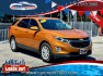 2019 ORANGE Chevrolet Equinox LT 2WD (2GNAXJEV0K6) with an 1.5L L4 DIR DOHC 16V TURBO engine, 6A transmission, located at 7600 S Western Ave., Chicago, IL, 60620, (773) 918-3980, 0.000000, 0.000000- Photo#0