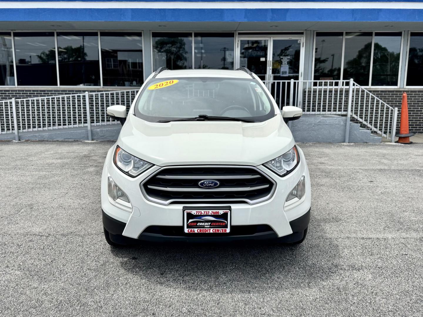 2020 WHITE Ford EcoSport SE (MAJ3S2GE2LC) with an 1.0L L3 engine, 6A transmission, located at 7600 S Western Ave., Chicago, IL, 60620, (773) 918-3980, 0.000000, 0.000000 - Photo#1