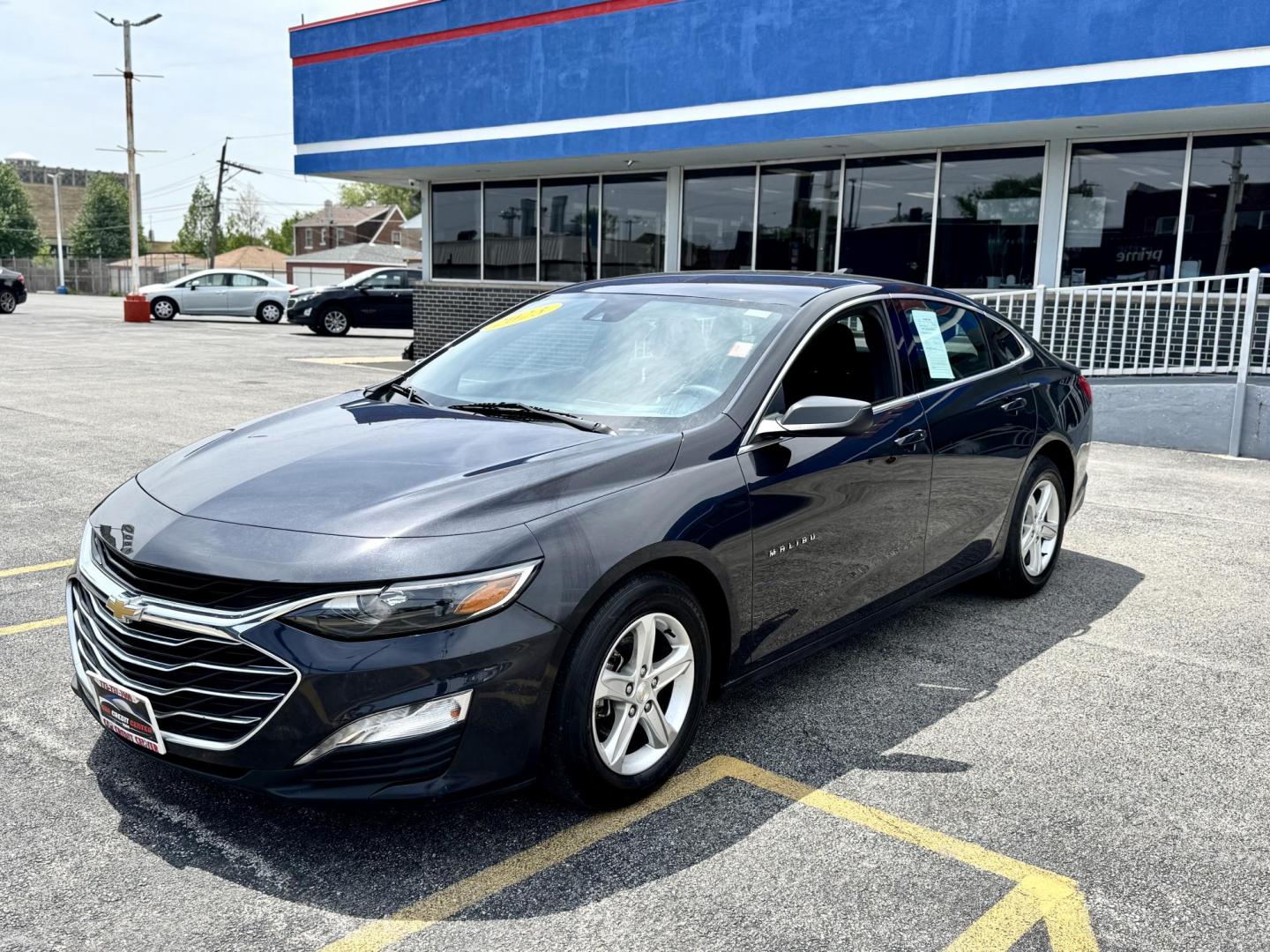 2023 GRAY Chevrolet Malibu 1LT (1G1ZD5ST4PF) with an 1.5L L4 DOHC 16V engine, 6A transmission, located at 7600 S Western Ave., Chicago, IL, 60620, (773) 918-3980, 0.000000, 0.000000 - Photo#2