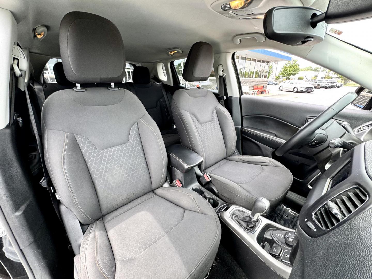 2019 BLACK Jeep Compass Sport 4WD (3C4NJDAB4KT) with an 2.4L L4 DOHC 16V engine, 6M transmission, located at 7600 S Western Ave., Chicago, IL, 60620, (773) 918-3980, 0.000000, 0.000000 - Photo#9