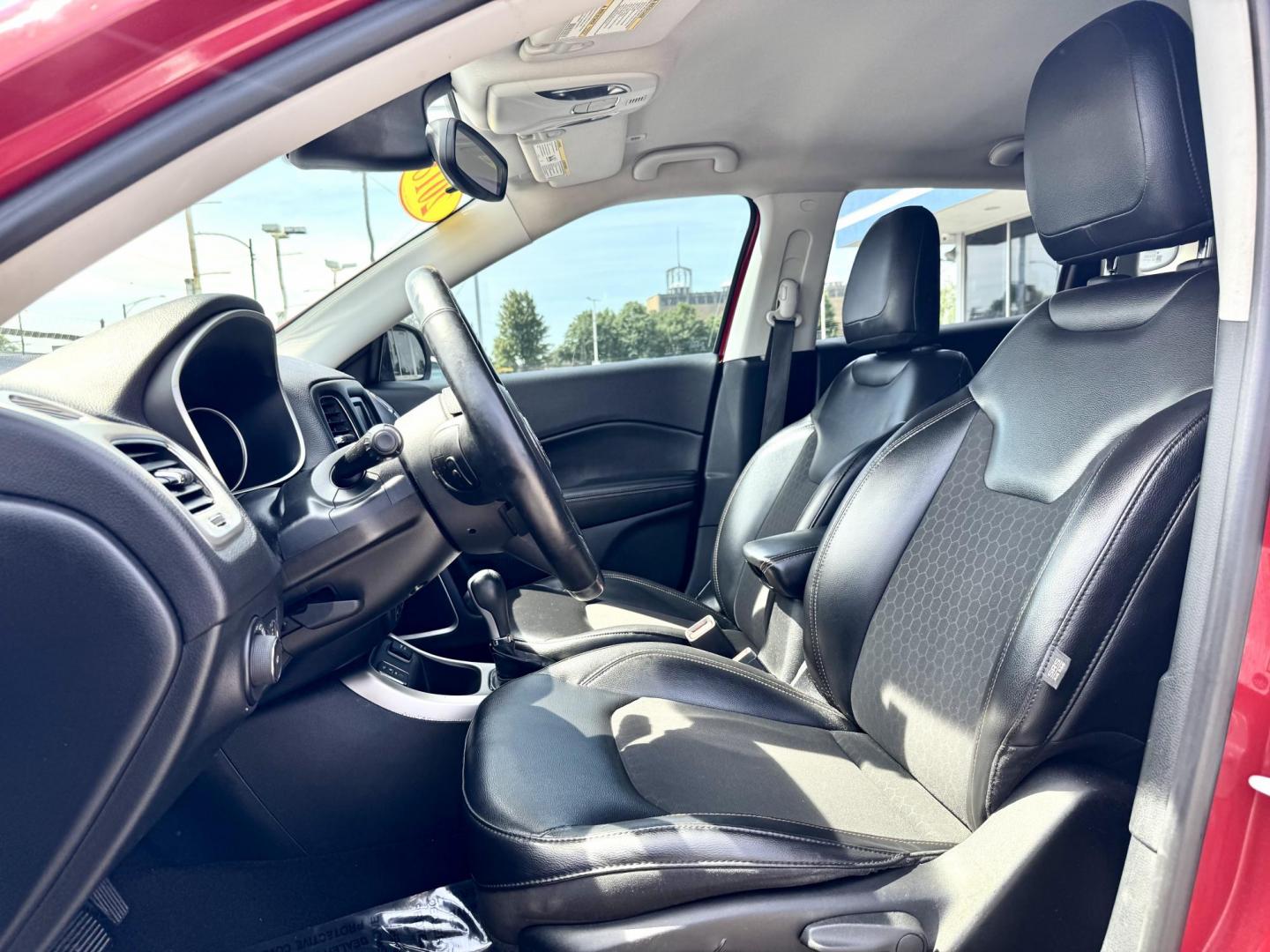 2018 RED Jeep Compass Sport FWD (3C4NJCBB7JT) with an 2.4L L4 DOHC 16V engine, located at 7600 S Western Ave., Chicago, IL, 60620, (773) 918-3980, 0.000000, 0.000000 - Photo#7