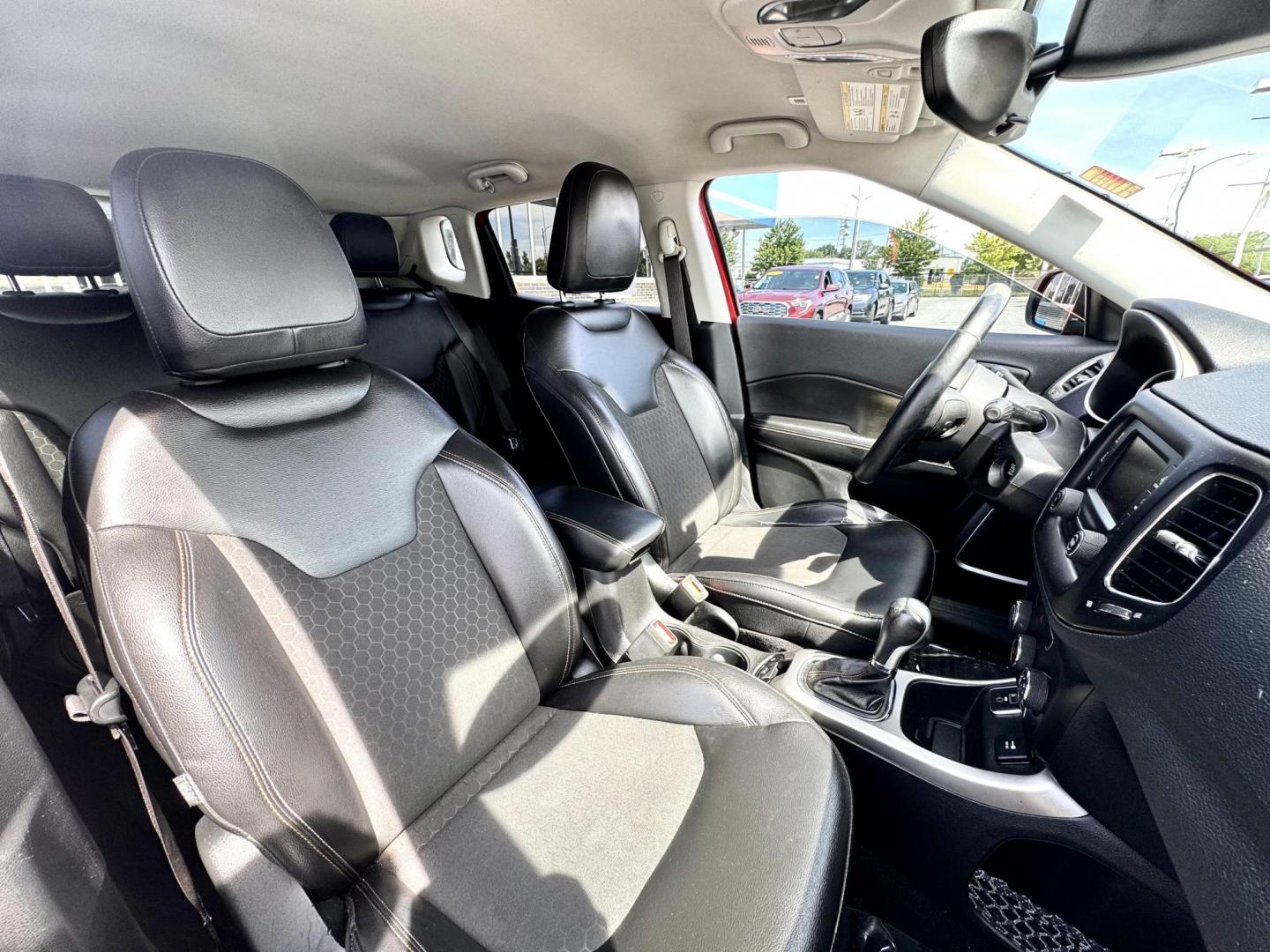2018 RED Jeep Compass Sport FWD (3C4NJCBB7JT) with an 2.4L L4 DOHC 16V engine, located at 7600 S Western Ave., Chicago, IL, 60620, (773) 918-3980, 0.000000, 0.000000 - Photo#11