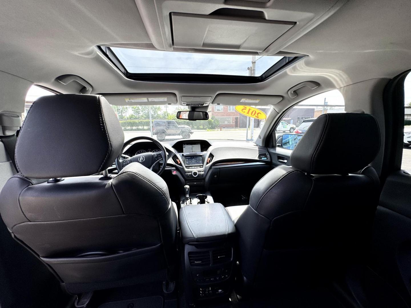 2015 BLACK Acura MDX SH-AWD 6-Spd AT w/Tech and Entertainment Package (5FRYD4H60FB) with an 3.5L V6 SOHC 24V engine, 6-Speed Automatic transmission, located at 7600 S Western Ave., Chicago, IL, 60620, (773) 918-3980, 0.000000, 0.000000 - Photo#10