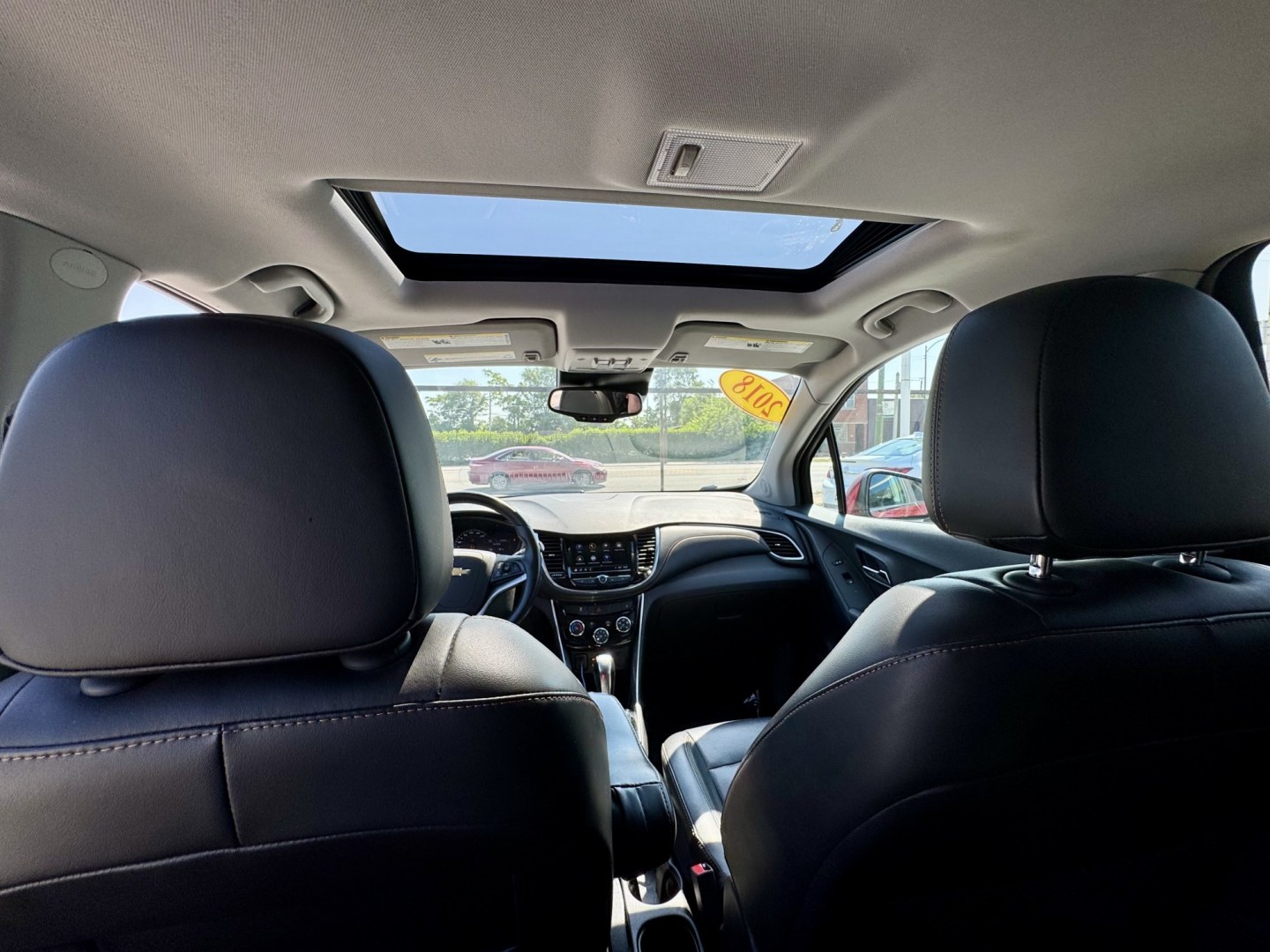 2018 RED Chevrolet Trax Premier AWD (3GNCJRSB6JL) with an 1.4L L4 DOHC 16V engine, 6A transmission, located at 7600 S Western Ave., Chicago, IL, 60620, (773) 918-3980, 0.000000, 0.000000- Photo#10