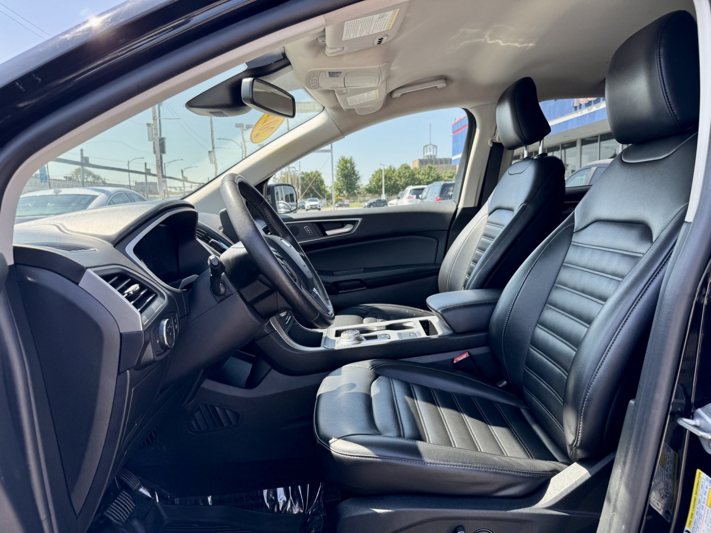 2021 BLACK Ford Edge SEL FWD (2FMPK3J97MB) with an 2.0L L4 DOHC 16V engine, 6A transmission, located at 7600 S Western Ave., Chicago, IL, 60620, (773) 918-3980, 0.000000, 0.000000- Photo#7