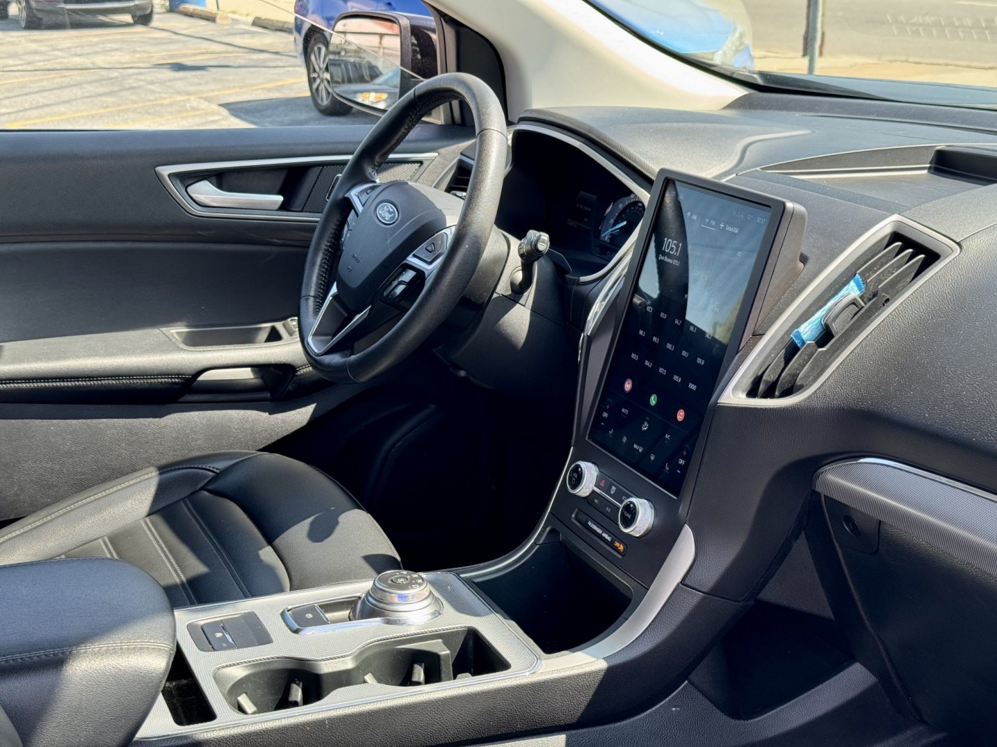 2021 BLACK Ford Edge SEL FWD (2FMPK3J97MB) with an 2.0L L4 DOHC 16V engine, 6A transmission, located at 7600 S Western Ave., Chicago, IL, 60620, (773) 918-3980, 0.000000, 0.000000- Photo#10