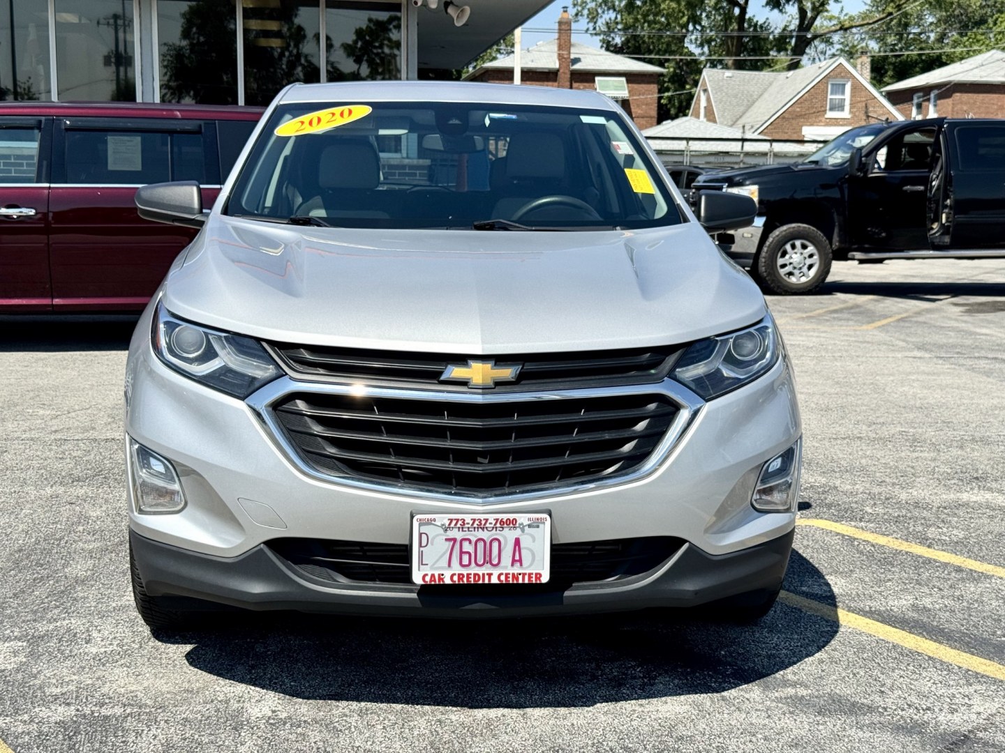 2020 SILVER Chevrolet Equinox LS 1.5 AWD (2GNAXSEV0L6) with an 1.5L L4 DIR DOHC 16V TURBO engine, 6A transmission, located at 7600 S Western Ave., Chicago, IL, 60620, (773) 918-3980, 0.000000, 0.000000- Photo#1