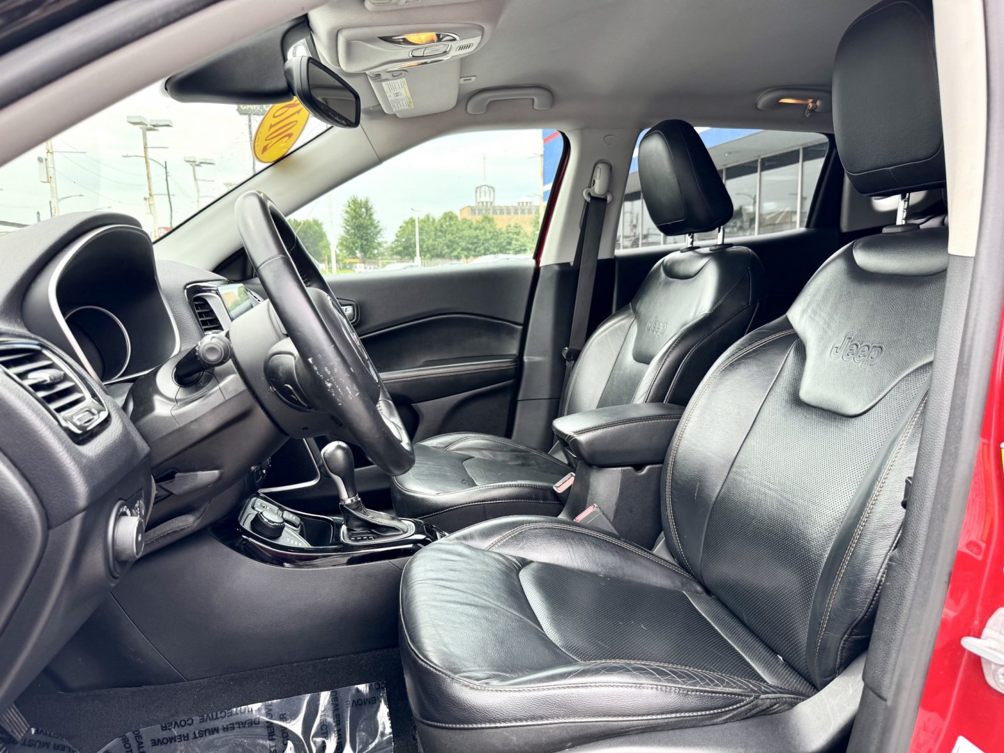 2018 RED Jeep Compass Limited 4WD (3C4NJDCB4JT) with an 2.4L L4 DOHC 16V engine, CVT transmission, located at 7600 S Western Ave., Chicago, IL, 60620, (773) 918-3980, 0.000000, 0.000000- Photo#7