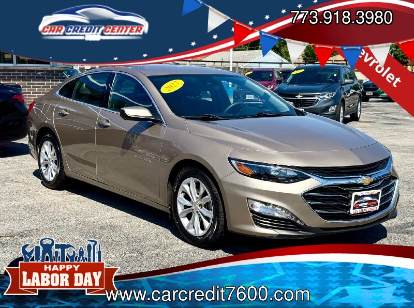 2023 GRAY Chevrolet Malibu 1LT (1G1ZD5ST0PF) with an 1.5L L4 DOHC 16V engine, 6A transmission, located at 7600 S Western Ave., Chicago, IL, 60620, (773) 918-3980, 0.000000, 0.000000- Photo#0