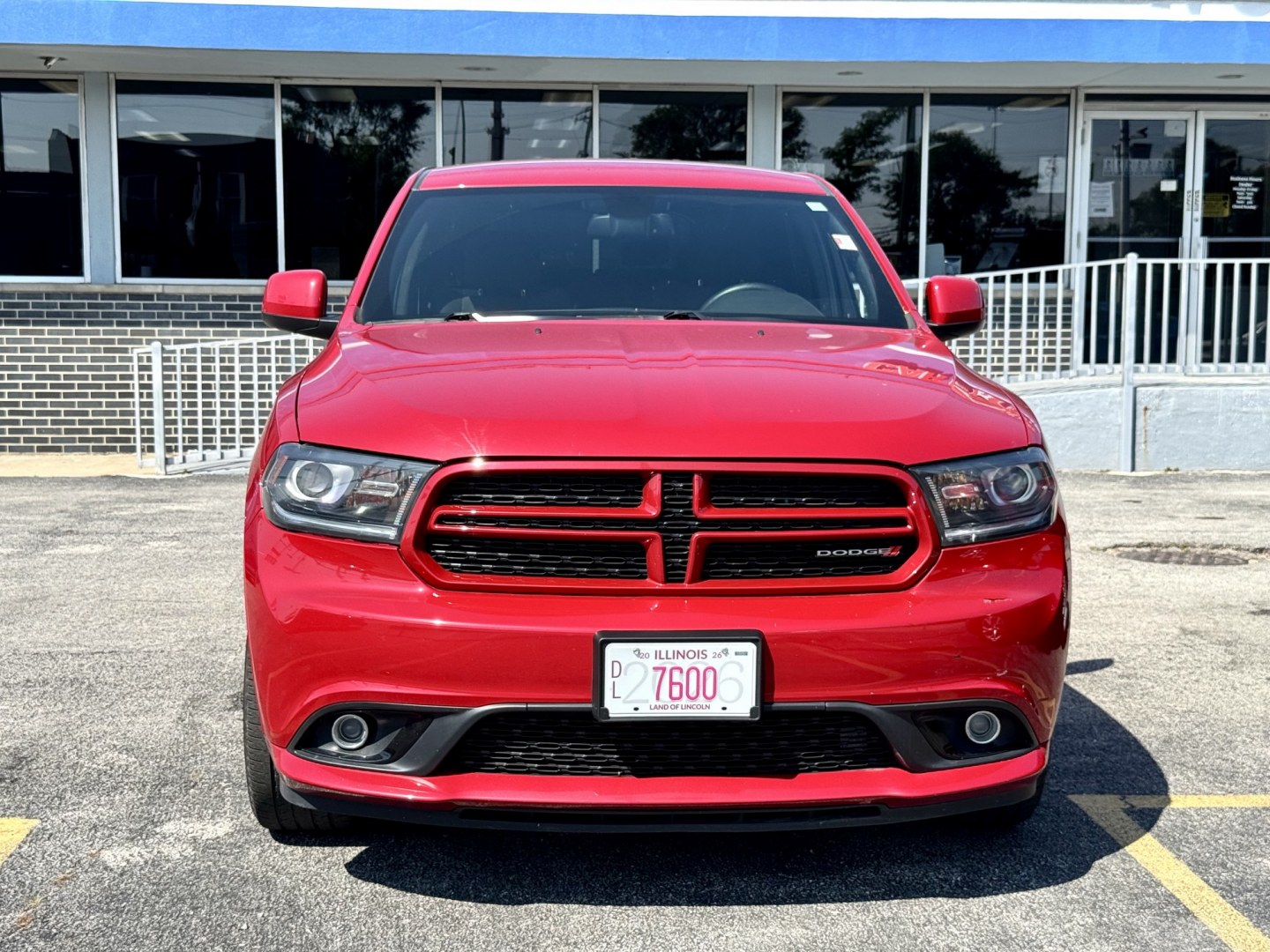 2014 RED Dodge Durango SXT AWD (1C4RDJAG5EC) with an 3.6L V6 DOHC 24V engine, 8A transmission, located at 7600 S Western Ave., Chicago, IL, 60620, (773) 918-3980, 0.000000, 0.000000- Photo#1