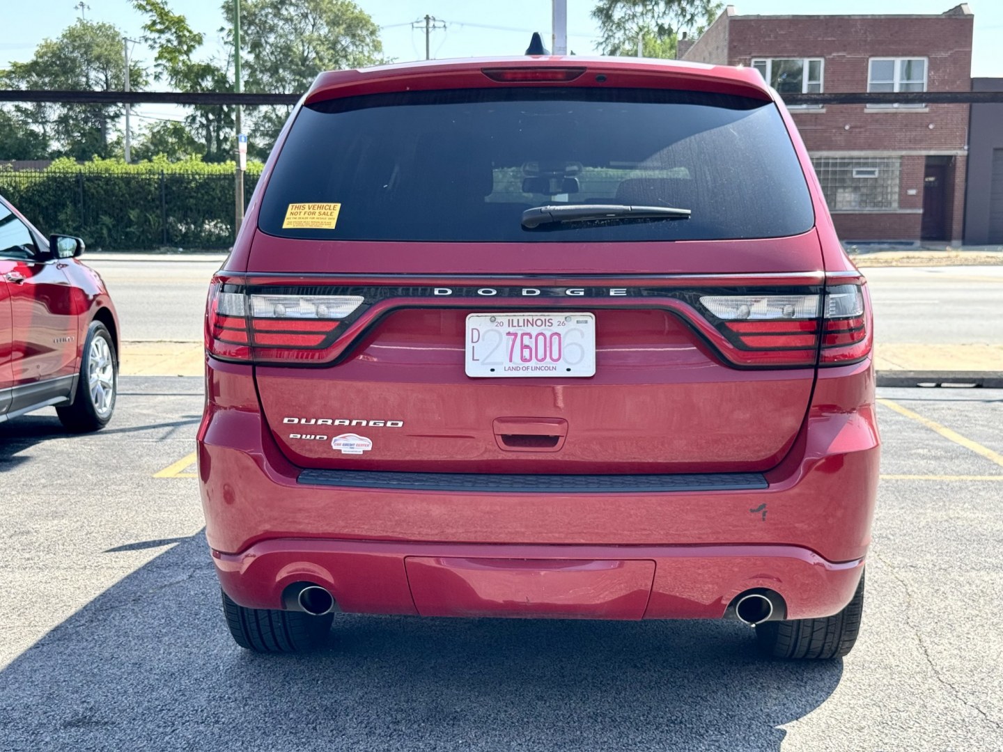 2014 RED Dodge Durango SXT AWD (1C4RDJAG5EC) with an 3.6L V6 DOHC 24V engine, 8A transmission, located at 7600 S Western Ave., Chicago, IL, 60620, (773) 918-3980, 0.000000, 0.000000- Photo#3