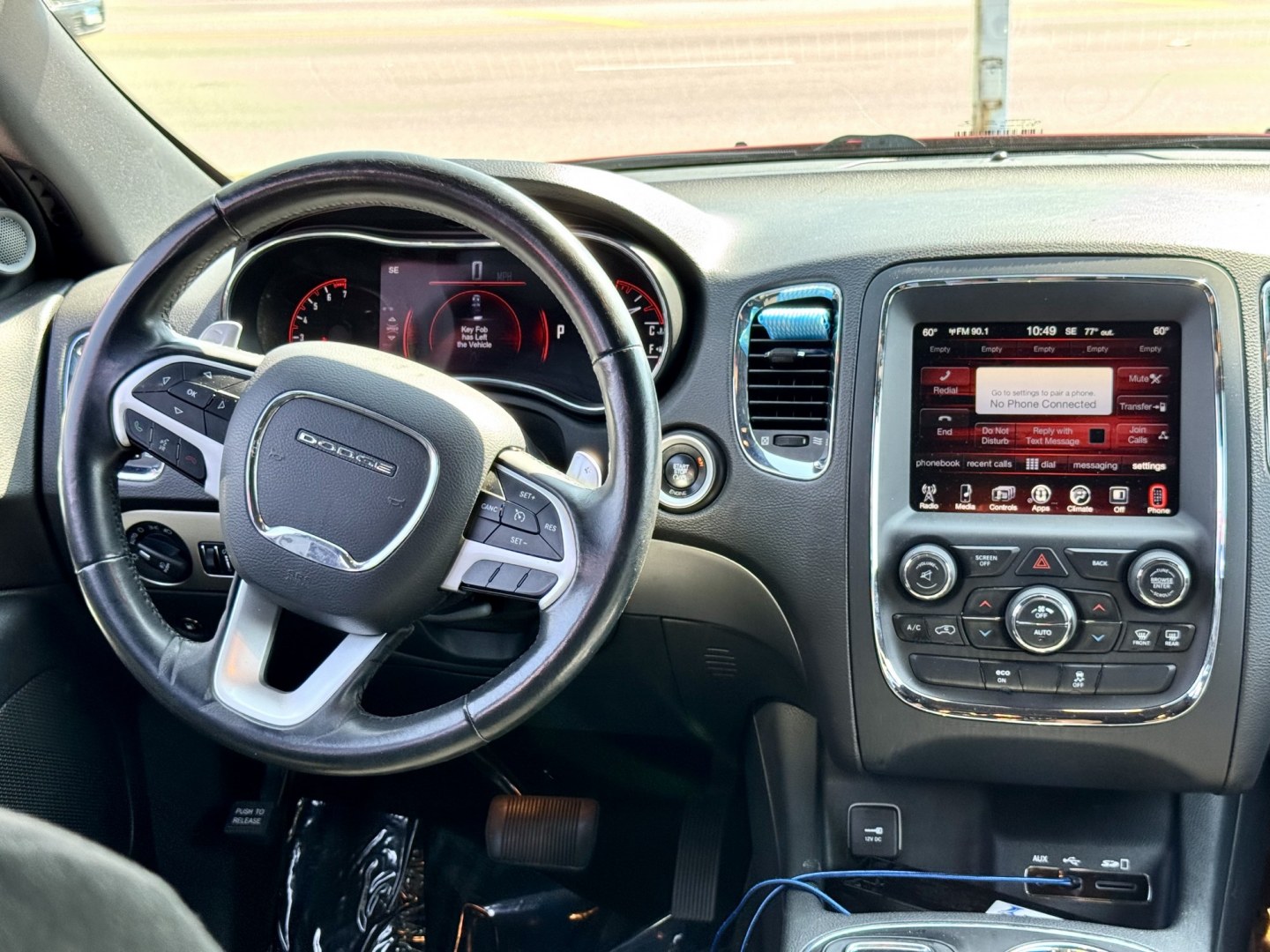2014 RED Dodge Durango SXT AWD (1C4RDJAG5EC) with an 3.6L V6 DOHC 24V engine, 8A transmission, located at 7600 S Western Ave., Chicago, IL, 60620, (773) 918-3980, 0.000000, 0.000000- Photo#9