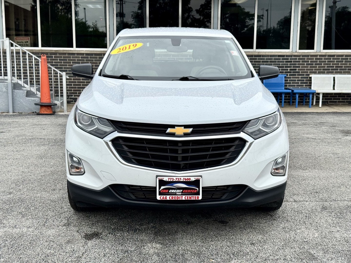 2019 WHITE Chevrolet Equinox LS 2WD (2GNAXHEVXK6) with an 1.5L L4 DIR DOHC 16V TURBO engine, 6A transmission, located at 7600 S Western Ave., Chicago, IL, 60620, (773) 918-3980, 0.000000, 0.000000- Photo#1