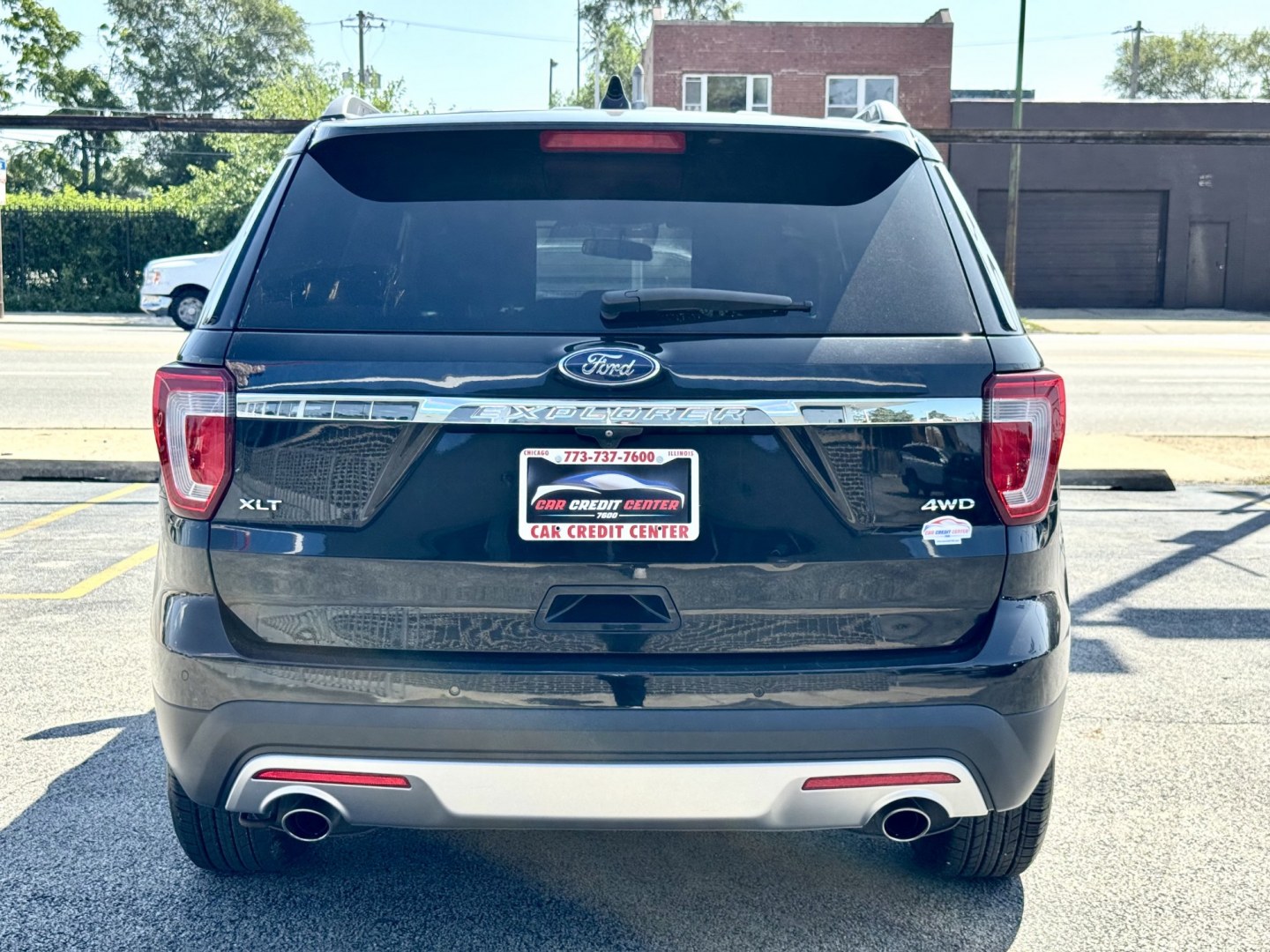 2017 BLACK Ford Explorer XLT 4WD (1FM5K8D87HG) with an 3.5L V6 DOHC 24V engine, 6A transmission, located at 7600 S Western Ave., Chicago, IL, 60620, (773) 918-3980, 0.000000, 0.000000- Photo#3