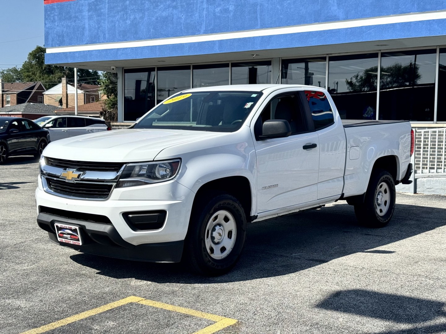 2019 WHITE Chevrolet Colorado Work Truck Ext. Cab 2WD (1GCHSBEN9K1) with an 3.6L V6 DOHC 24V GAS engine, 6A transmission, located at 7600 S Western Ave., Chicago, IL, 60620, (773) 918-3980, 0.000000, 0.000000- Photo#2
