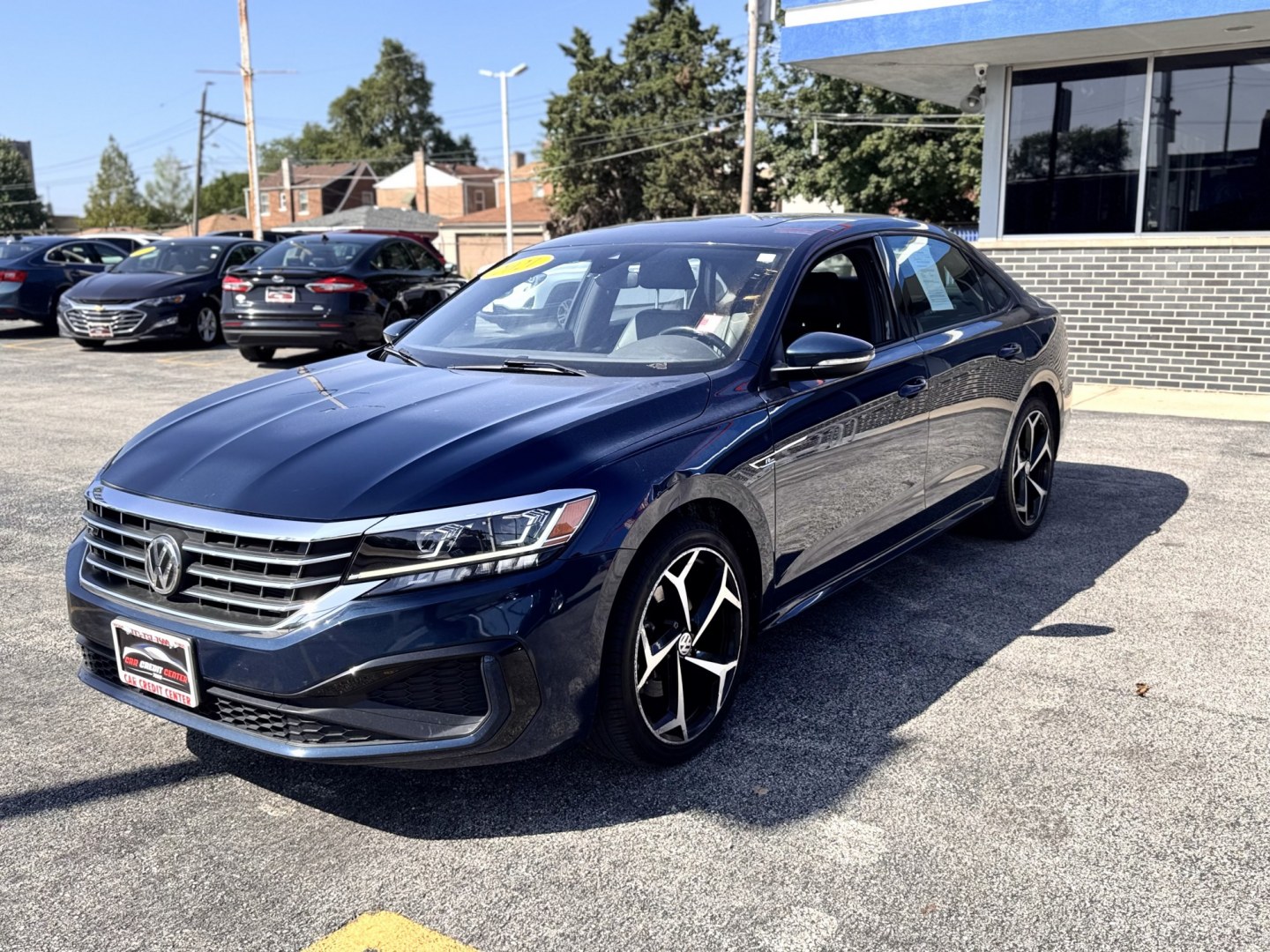 2021 BLUE Volkswagen Passat R-Line (1VWMA7A32MC) with an 2.0L L4 DOHC 16V engine, 6A transmission, located at 7600 S Western Ave., Chicago, IL, 60620, (773) 918-3980, 0.000000, 0.000000- Photo#2