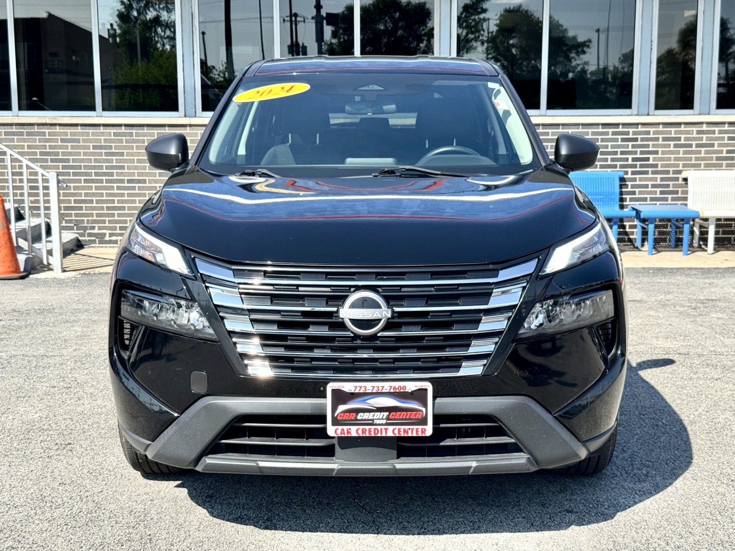 2024 BLACK Nissan Rogue S AWD (5N1BT3AB5RC) with an 2.5L L4 DOHC 16V engine, CVT transmission, located at 7600 S Western Ave., Chicago, IL, 60620, (773) 918-3980, 0.000000, 0.000000- Photo#1