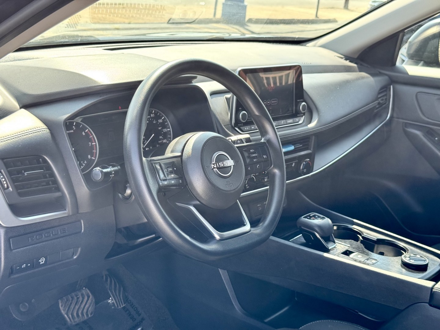 2024 BLACK Nissan Rogue S AWD (5N1BT3AB5RC) with an 2.5L L4 DOHC 16V engine, CVT transmission, located at 7600 S Western Ave., Chicago, IL, 60620, (773) 918-3980, 0.000000, 0.000000- Photo#5