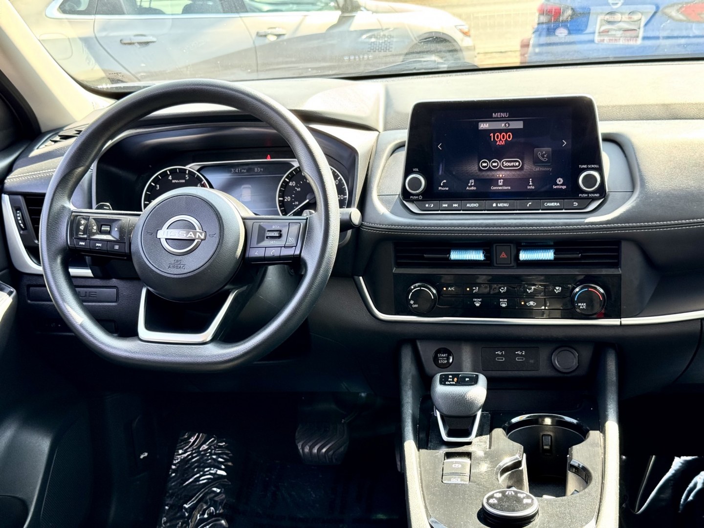 2024 BLACK Nissan Rogue S AWD (5N1BT3AB5RC) with an 2.5L L4 DOHC 16V engine, CVT transmission, located at 7600 S Western Ave., Chicago, IL, 60620, (773) 918-3980, 0.000000, 0.000000- Photo#9