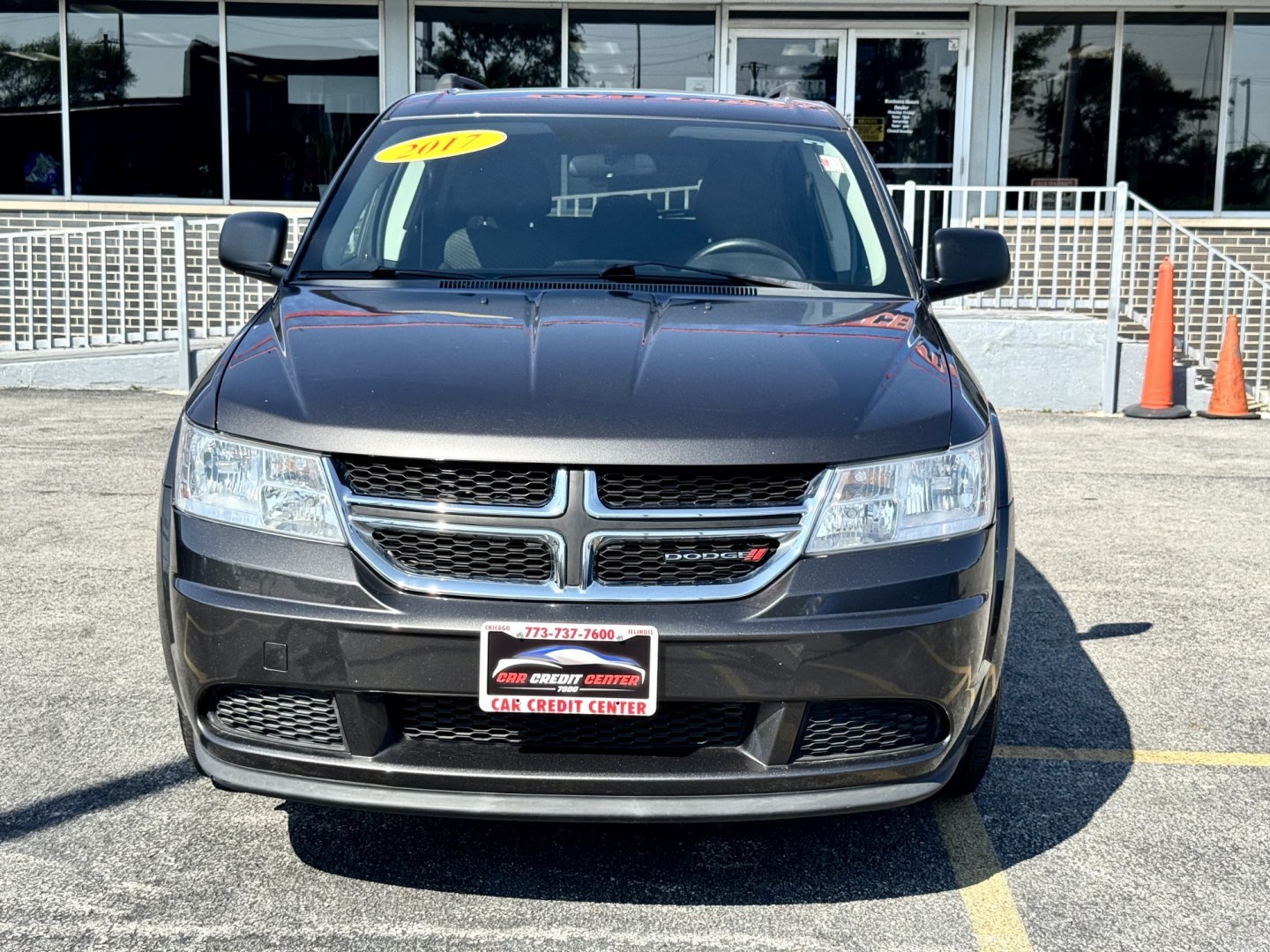 2017 GRAY Dodge Journey SE (3C4PDCAB6HT) with an 2.4L L4 DOHC 16V engine, 4A transmission, located at 7600 S Western Ave., Chicago, IL, 60620, (773) 918-3980, 0.000000, 0.000000- Photo#1