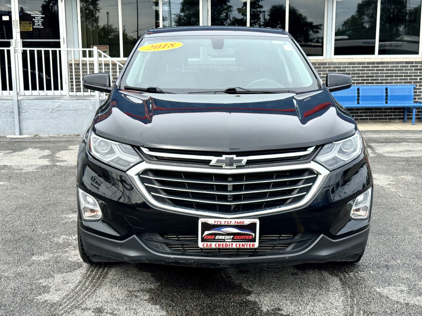 2018 BLACK Chevrolet Equinox LT AWD (2GNAXTEX5J6) with an 2.0L L4 DOHC 16V TURBO engine, 6A transmission, located at 7600 S Western Ave., Chicago, IL, 60620, (773) 918-3980, 0.000000, 0.000000- Photo#1