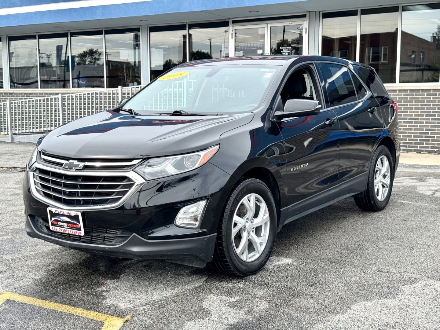 2018 BLACK Chevrolet Equinox LT AWD (2GNAXTEX5J6) with an 2.0L L4 DOHC 16V TURBO engine, 6A transmission, located at 7600 S Western Ave., Chicago, IL, 60620, (773) 918-3980, 0.000000, 0.000000- Photo#2