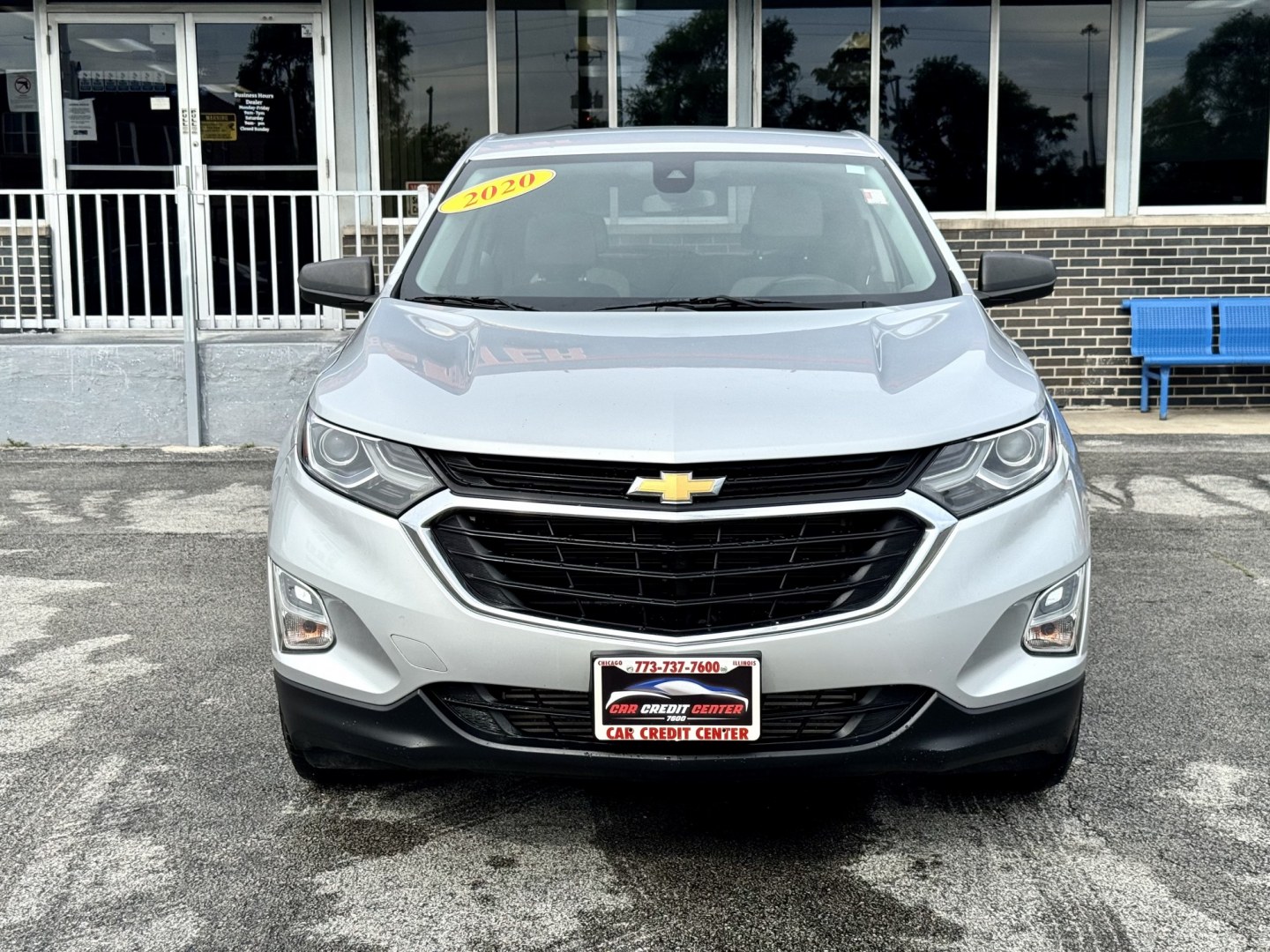 2020 SILVER Chevrolet Equinox LS 2WD (3GNAXHEVXLS) with an 1.5L L4 DIR DOHC 16V TURBO engine, 6A transmission, located at 7600 S Western Ave., Chicago, IL, 60620, (773) 918-3980, 0.000000, 0.000000- Photo#1
