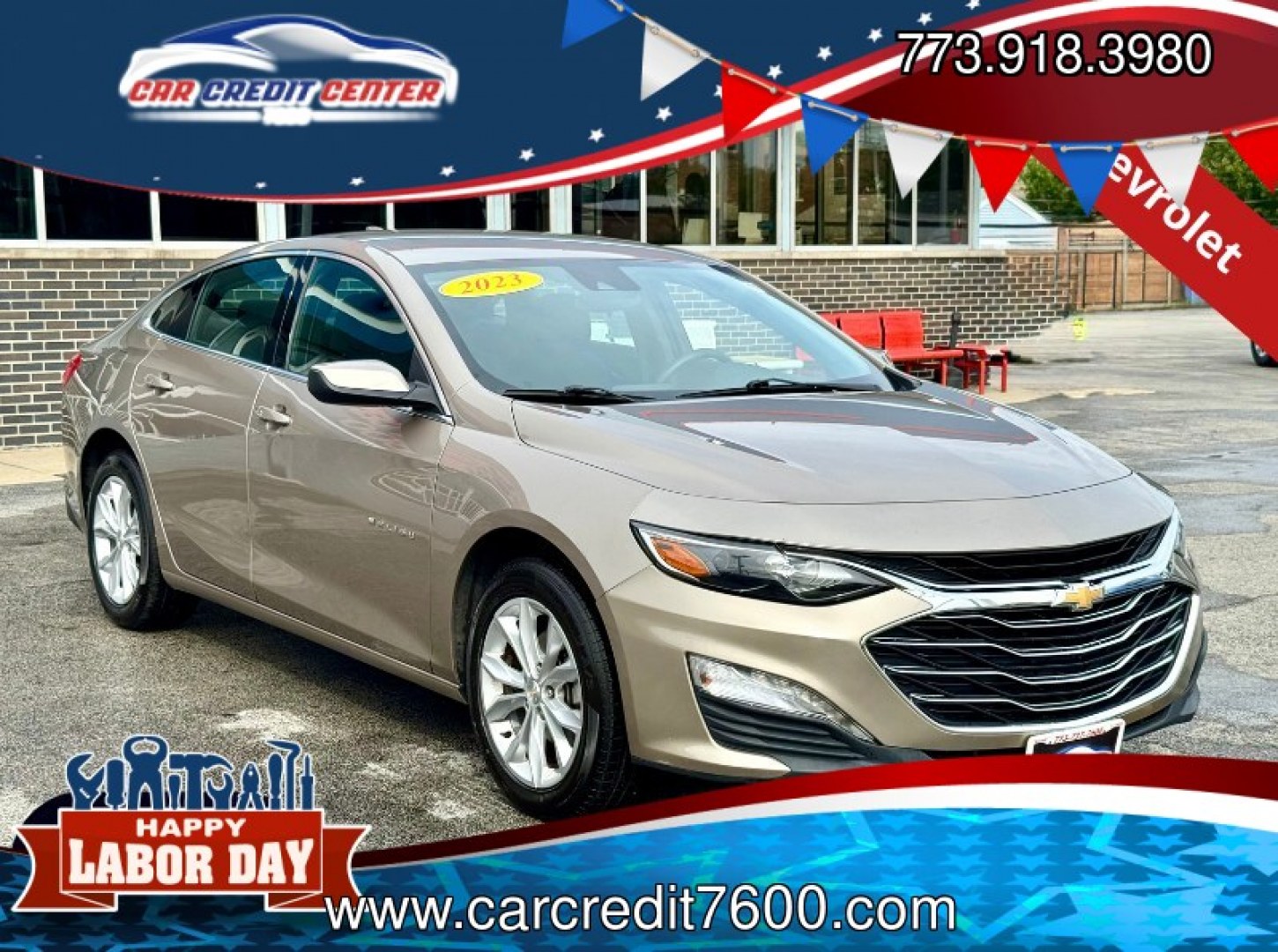 2023 GRAY Chevrolet Malibu 1LT (1G1ZD5ST4PF) with an 1.5L L4 DOHC 16V engine, 6A transmission, located at 7600 S Western Ave., Chicago, IL, 60620, (773) 918-3980, 0.000000, 0.000000- Photo#0