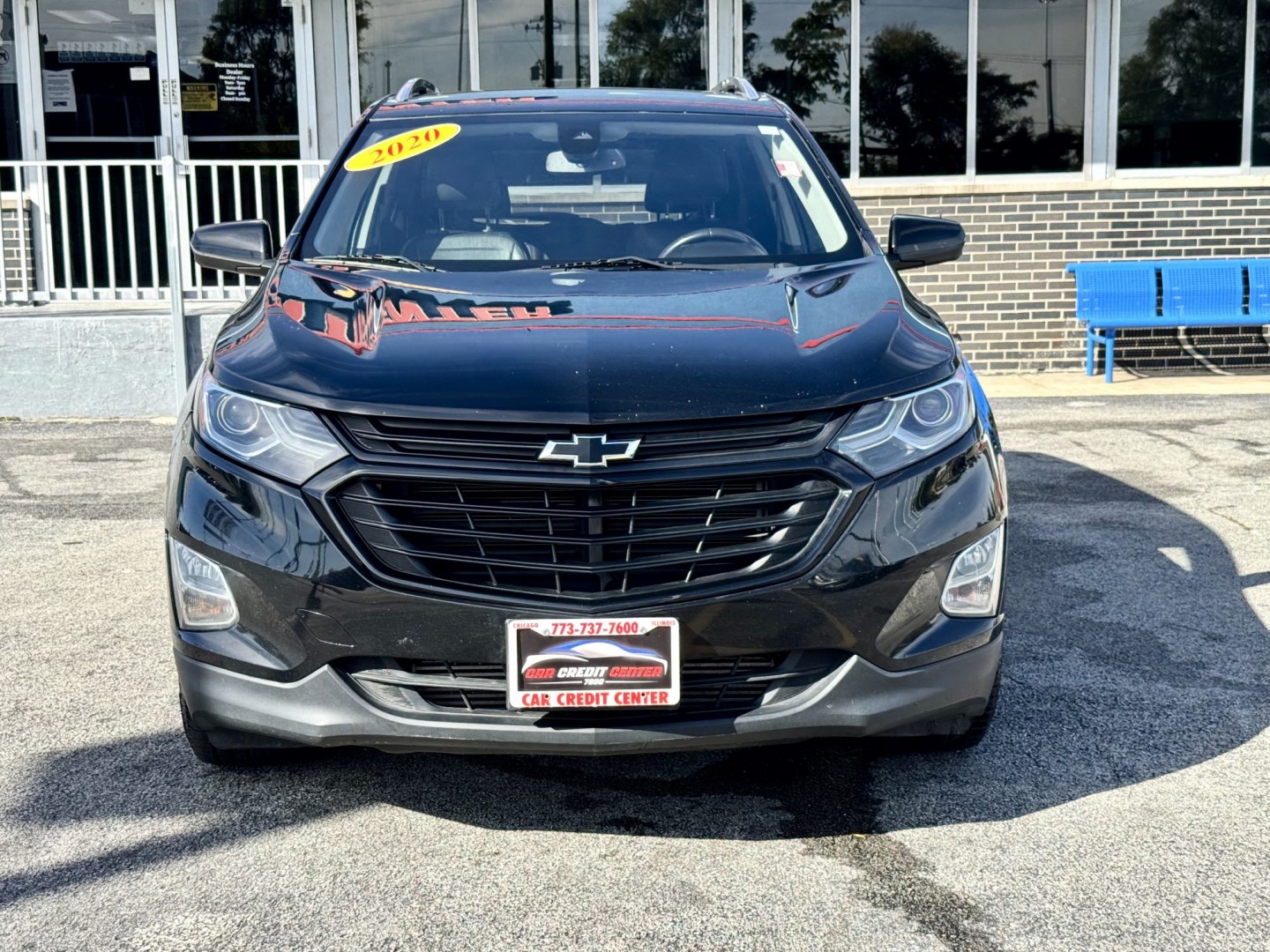 2020 BLACK Chevrolet Equinox LT 2WD (3GNAXKEV7LL) with an 1.5L L4 DIR DOHC 16V TURBO engine, 6A transmission, located at 7600 S Western Ave., Chicago, IL, 60620, (773) 918-3980, 0.000000, 0.000000- Photo#1
