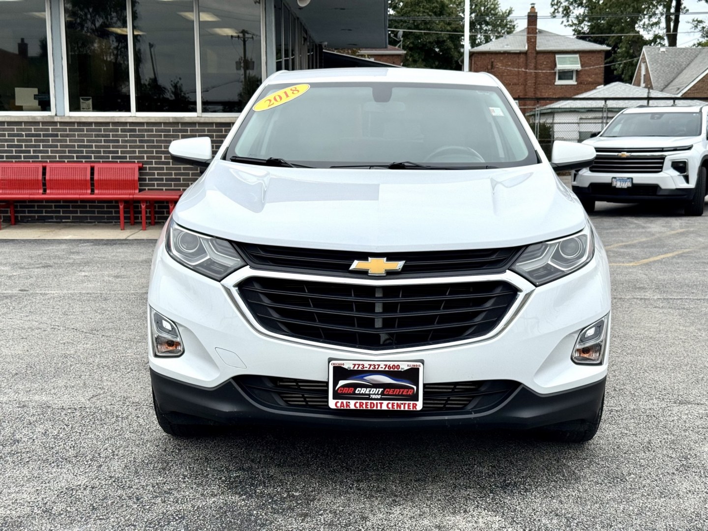 2018 WHITE Chevrolet Equinox LT 2WD (2GNAXJEV4J6) with an 1.5L L4 DIR DOHC 16V TURBO engine, 6A transmission, located at 7600 S Western Ave., Chicago, IL, 60620, (773) 918-3980, 0.000000, 0.000000- Photo#1