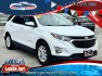 2018 WHITE Chevrolet Equinox LT 2WD (2GNAXJEV4J6) with an 1.5L L4 DIR DOHC 16V TURBO engine, 6A transmission, located at 7600 S Western Ave., Chicago, IL, 60620, (773) 918-3980, 0.000000, 0.000000- Photo#0
