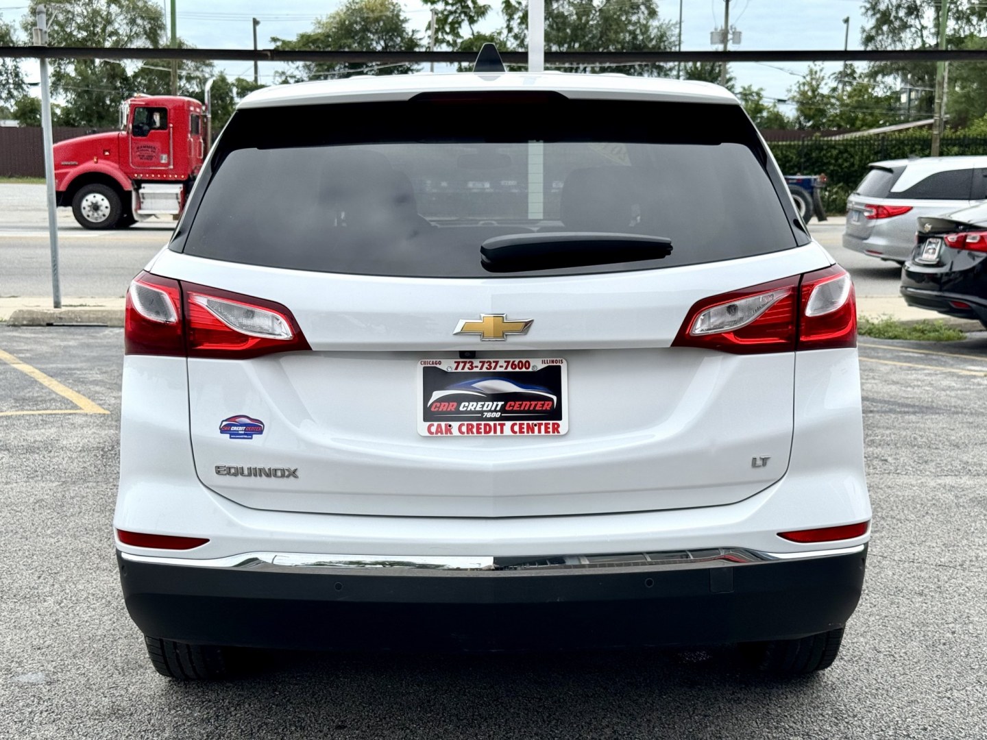 2018 WHITE Chevrolet Equinox LT 2WD (2GNAXJEV4J6) with an 1.5L L4 DIR DOHC 16V TURBO engine, 6A transmission, located at 7600 S Western Ave., Chicago, IL, 60620, (773) 918-3980, 0.000000, 0.000000- Photo#3
