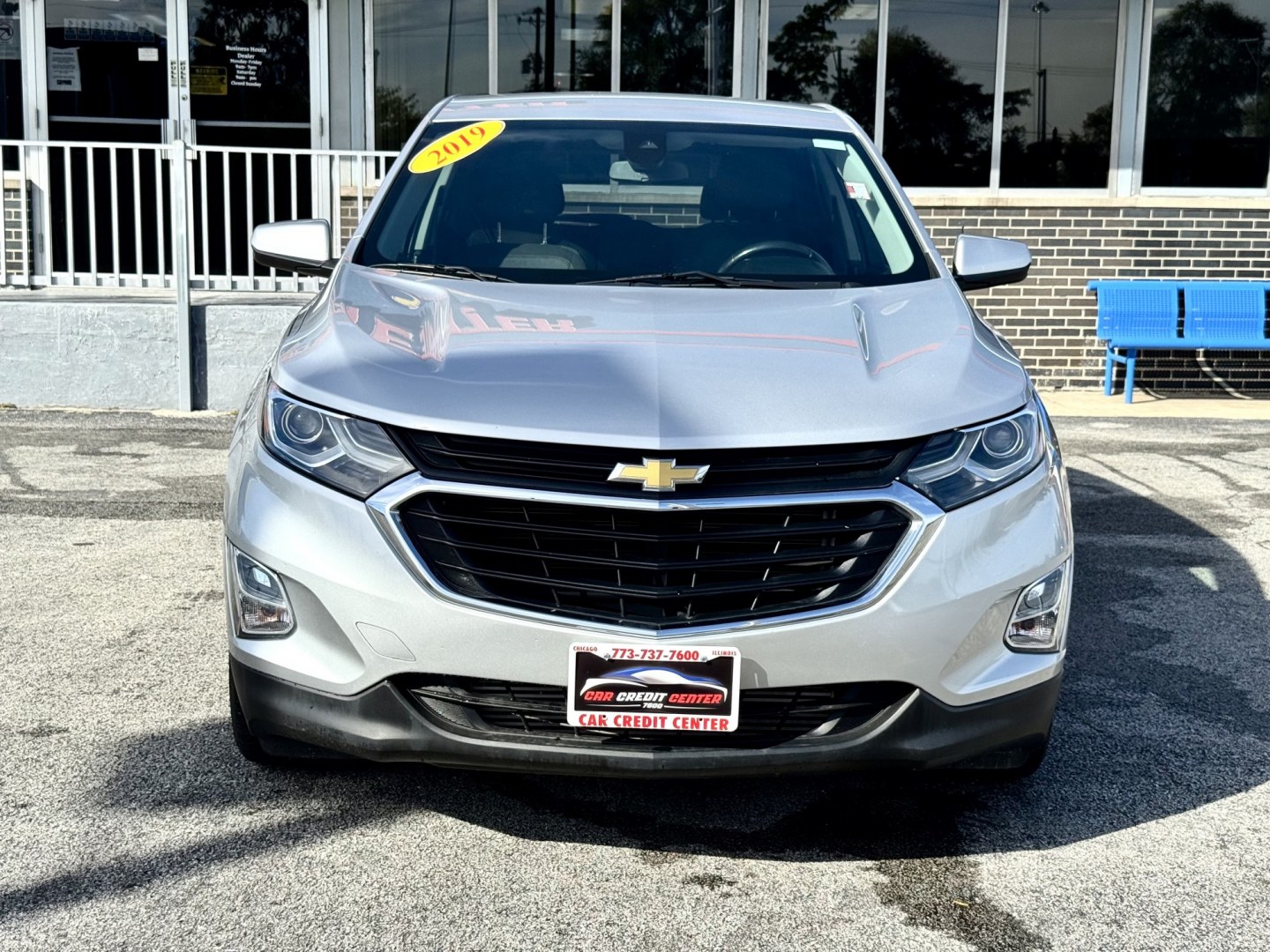 2019 SILVER Chevrolet Equinox LT 2WD (2GNAXJEV5K6) with an 1.5L L4 DIR DOHC 16V TURBO engine, 6A transmission, located at 7600 S Western Ave., Chicago, IL, 60620, (773) 918-3980, 0.000000, 0.000000- Photo#1