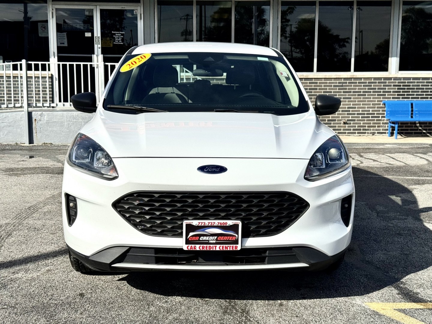 2020 WHITE Ford Escape S (1FMCU0F67LU) with an 1.5L L3 engine, 6A transmission, located at 7600 S Western Ave., Chicago, IL, 60620, (773) 918-3980, 0.000000, 0.000000- Photo#1