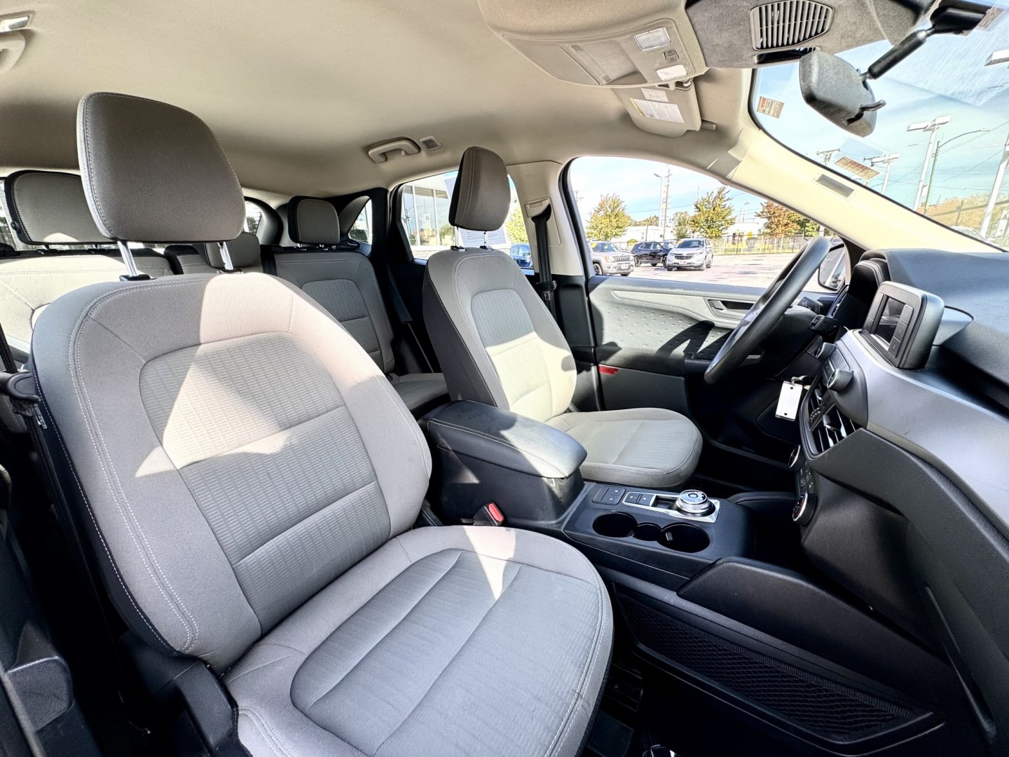 2020 WHITE Ford Escape S (1FMCU0F67LU) with an 1.5L L3 engine, 6A transmission, located at 7600 S Western Ave., Chicago, IL, 60620, (773) 918-3980, 0.000000, 0.000000- Photo#11