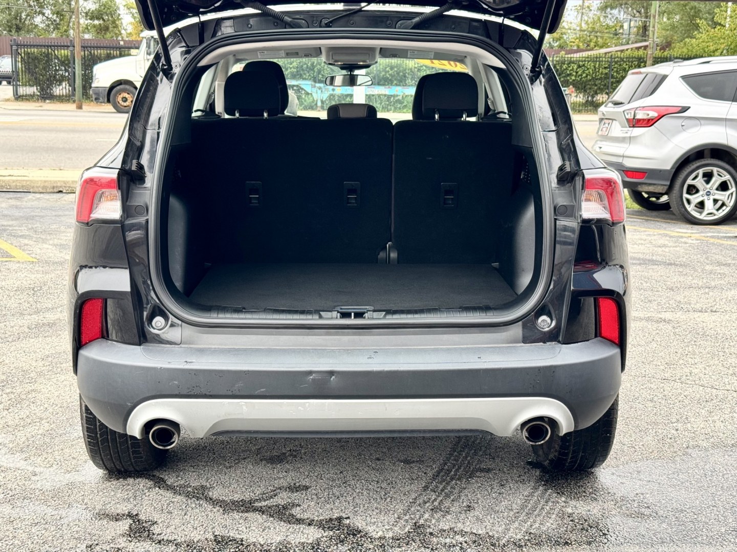 2021 BLACK Ford Escape S AWD (1FMCU9F62MU) with an 1.5L L3 engine, 6A transmission, located at 7600 S Western Ave., Chicago, IL, 60620, (773) 918-3980, 0.000000, 0.000000- Photo#4