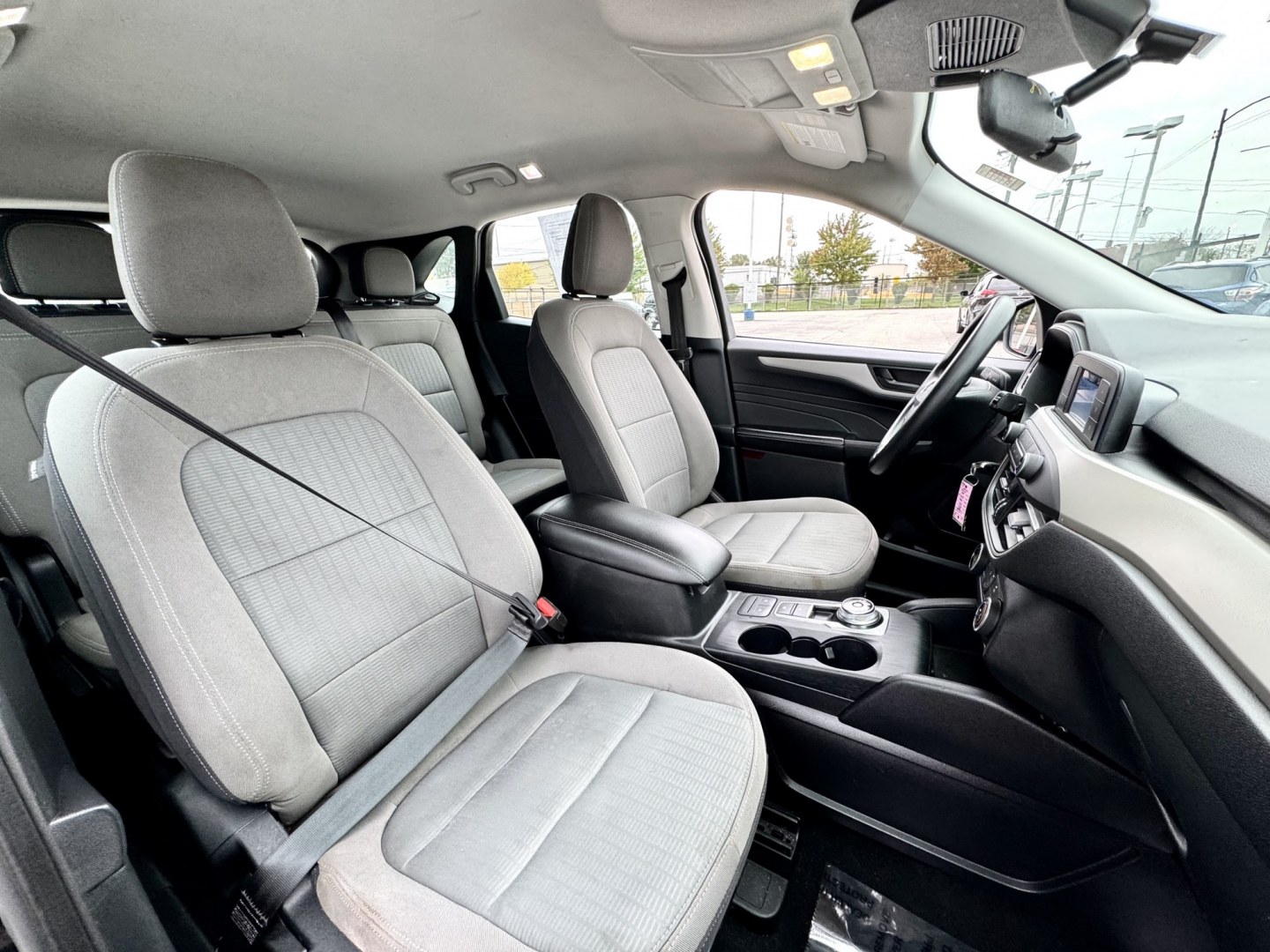 2021 BLACK Ford Escape S AWD (1FMCU9F62MU) with an 1.5L L3 engine, 6A transmission, located at 7600 S Western Ave., Chicago, IL, 60620, (773) 918-3980, 0.000000, 0.000000- Photo#11